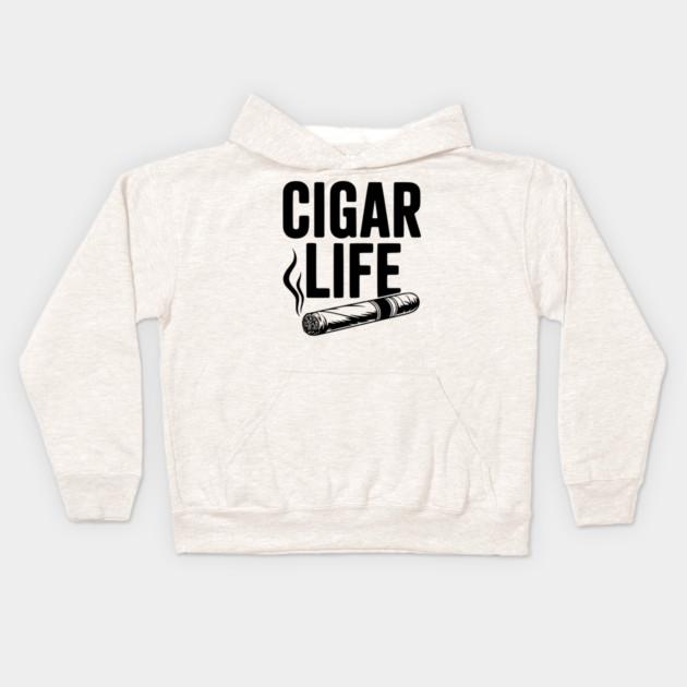 Cigar Life Kids Hoodie by Frank Ring
