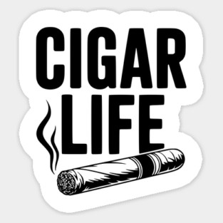 Cigar Life Sticker