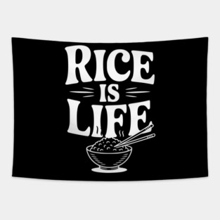 Rice is Life Tapestry