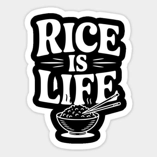 Rice is Life Magnet by Frank Ring