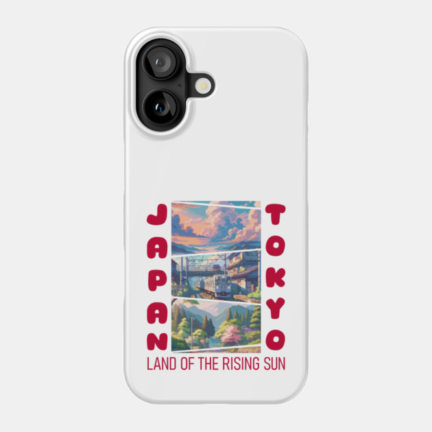 Japan Land Of The Rising Sun Phone Case by Megadorim