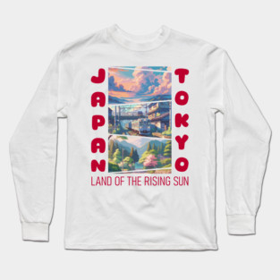 Japan Land Of The Rising Sun Long Sleeve T-Shirt