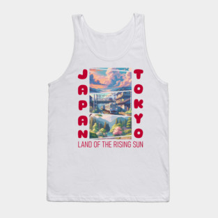 Japan Land Of The Rising Sun Tank Top