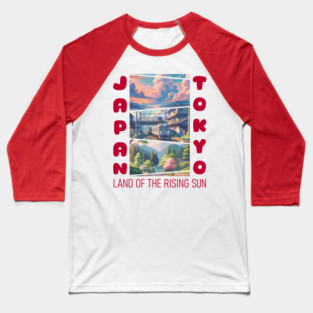 Japan Land Of The Rising Sun Baseball T-Shirt