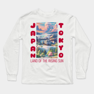 Japan Land Of The Rising Sun Long Sleeve T-Shirt