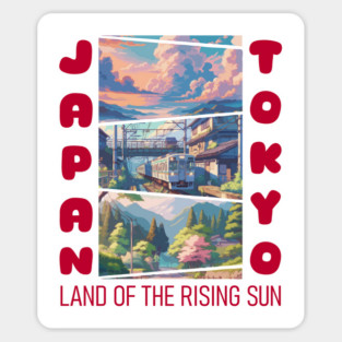 Japan Land Of The Rising Sun Magnet