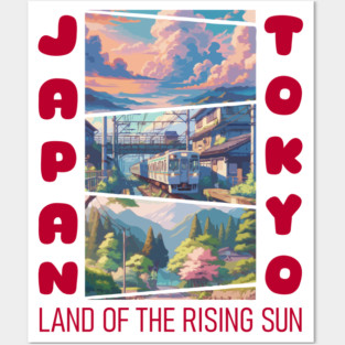 Japan Land Of The Rising Sun Posters and Art