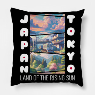 Japan Land Of The Rising Sun #2 Pillow