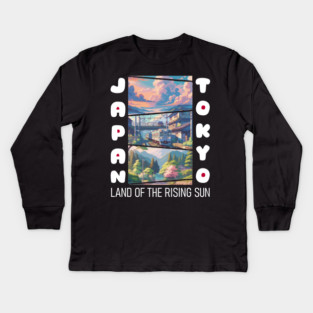 Japan Land Of The Rising Sun #2 Kids Long Sleeve T-Shirt