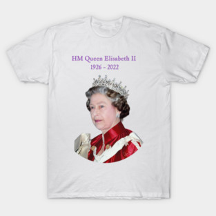 British Royalty - Queen Elizabeth II Legacy Portrait T-Shirt