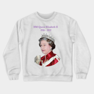 British Royalty - Queen Elizabeth II Legacy Portrait Crewneck Sweatshirt