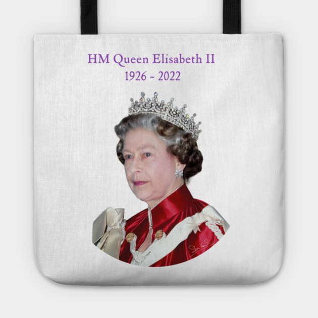 British Royalty - Queen Elizabeth II Legacy Portrait Tote by Art2Wear