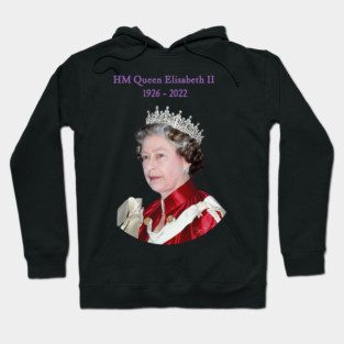British Royalty - Queen Elizabeth II Legacy Portrait Hoodie