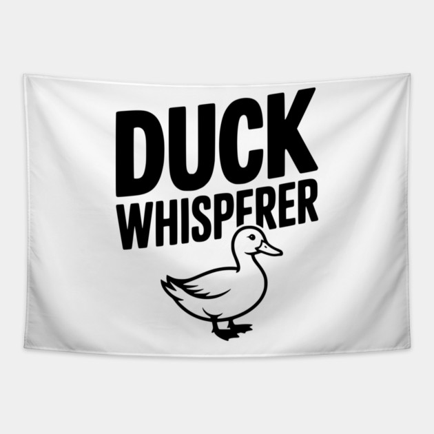 Duck Whisperer Tapestry by Frank Ring