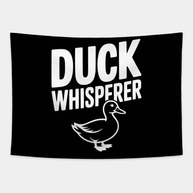 Duck Whisperer Tapestry by Frank Ring