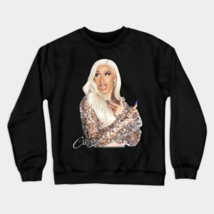 Cardi B Little Miss Drama Tour, Cardi B Am I The Drama Crewneck Sweatshirt