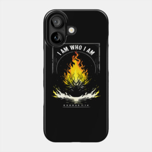 I Am Who I Am Exodus 314 Bible Verse Christian Phone Case