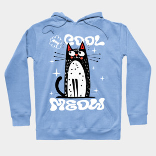 Cool Meow, Cute Cat Hoodie