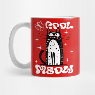 Cool Meow, Cute Cat Mug