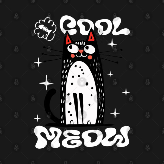 Cool Meow, Cute Cat by Megadorim