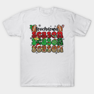 Football Christmas, Stacked Season T-Shirt