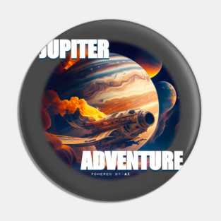 Space adventurers | space and science fiction lovers | JUPITER ADVENTURE Pin