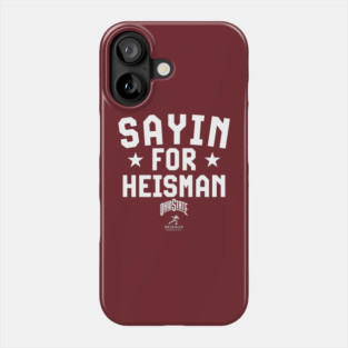 Fernando Mendoza For Heisman trophy Indiana Hoosiers football Phone Case