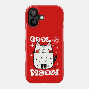 Cute Cat, Cool Meow Phone Case