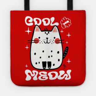 Cute Cat, Cool Meow Tote