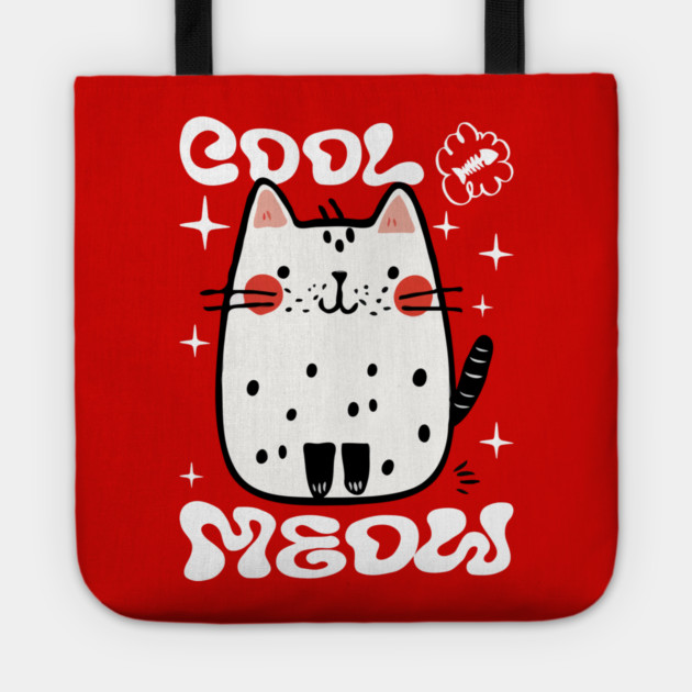 Cute Cat, Cool Meow Tote by Megadorim