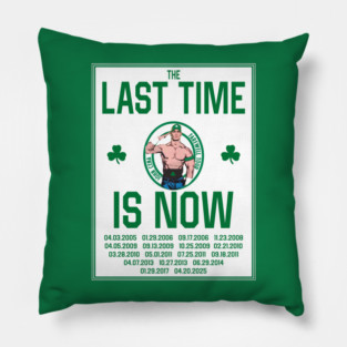 john cena boston Pillow