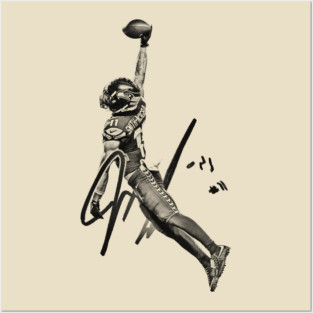 Jaxon Smith-Njigba AIR BLACK Posters and Art