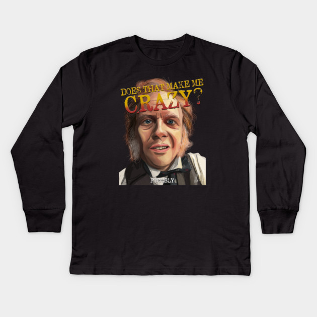 James McNicholas: Does That Make Me Crazy? Kids Long Sleeve T-Shirt by 51Deesigns