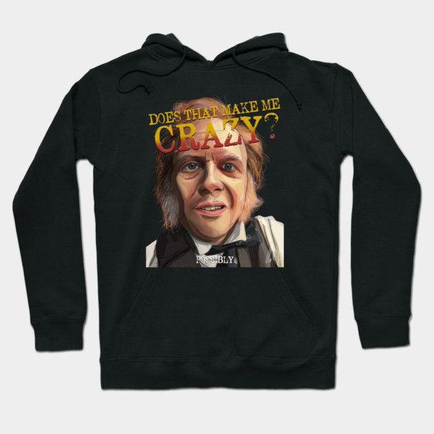 James McNicholas: Does That Make Me Crazy? Hoodie by 51Deesigns