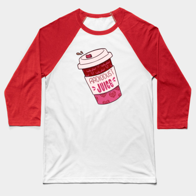 RadioDust Juice Baseball T-Shirt by Art Of Glo