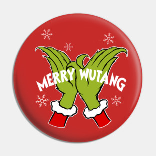 Wutang Christmas Grinch W Hands Pin