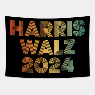 Harris Walz 2024 Tapestry
