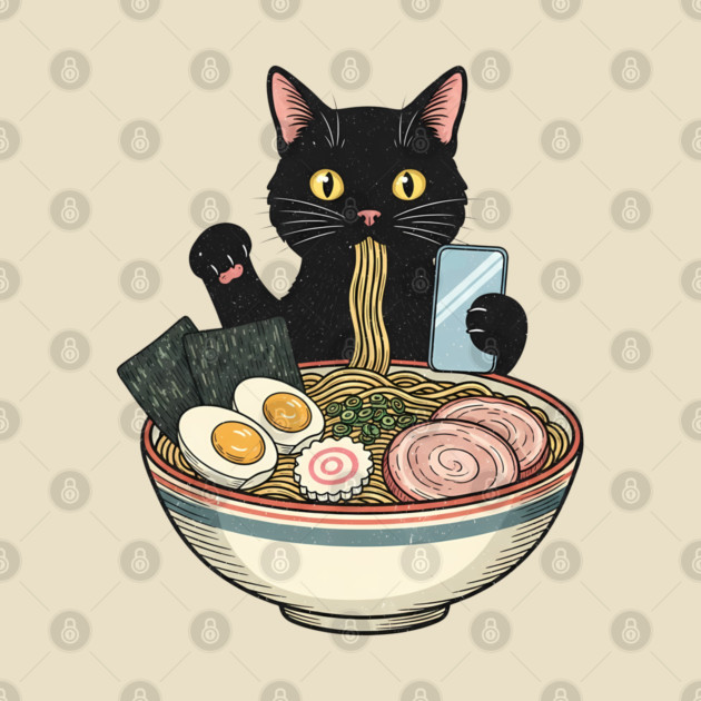 Spaghetti cat by khaireddine