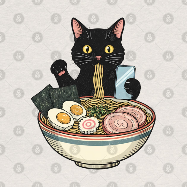 Spaghetti cat by khaireddine