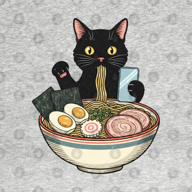 Spaghetti cat by khaireddine