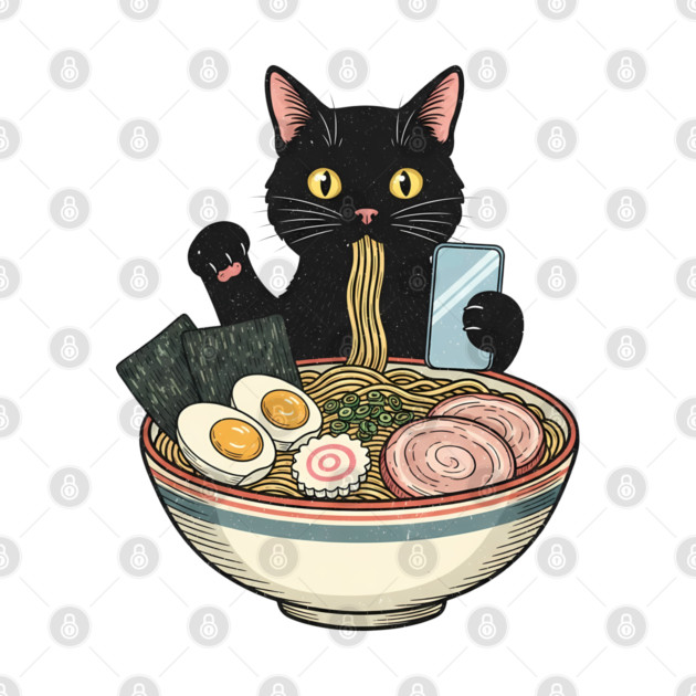 Spaghetti cat by khaireddine