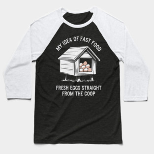 My Kind of Fast Food Baseball T-Shirt
