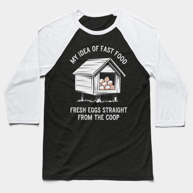 My Kind of Fast Food Baseball T-Shirt by faithfamilyhomedesigns