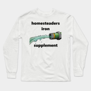 Iron Supplement Long Sleeve T-Shirt