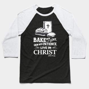 Bake With Love Baseball T-Shirt