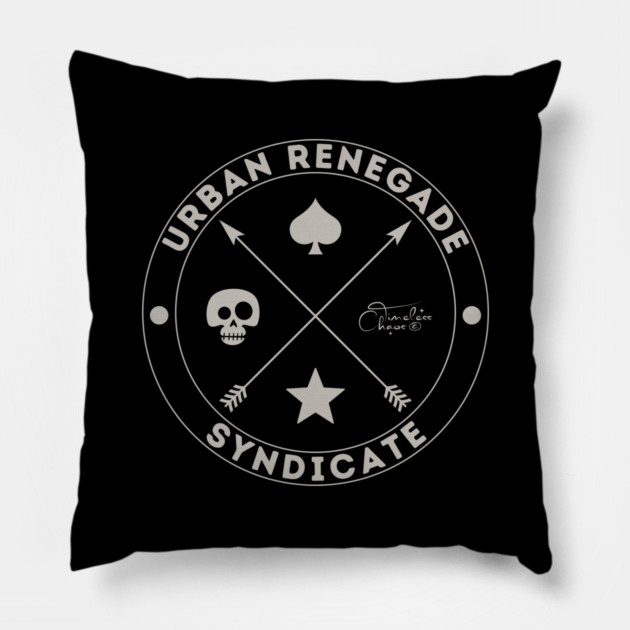 Urban Renegade Syndicate Pillow by Timeless Chaos
