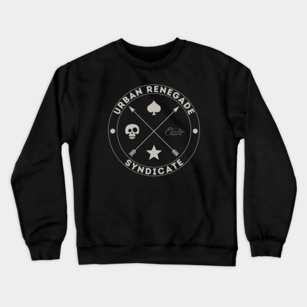 Urban Renegade Syndicate Crewneck Sweatshirt by Timeless Chaos