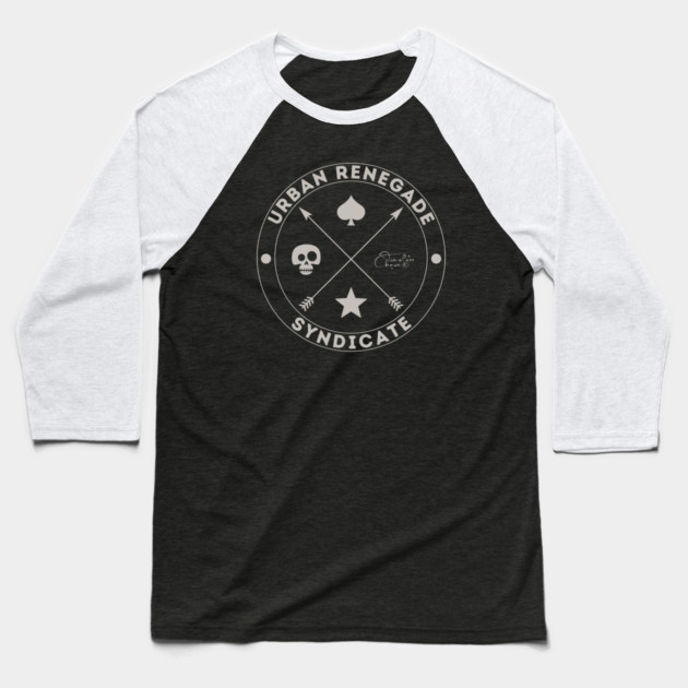 Urban Renegade Syndicate Baseball T-Shirt by Timeless Chaos