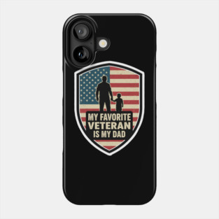 My Favorite Veteran Is My Father Kids Phone Case