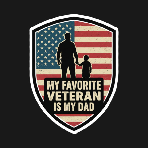 My Favorite Veteran Is My Father Kids by ArtistTee ⭐⭐⭐⭐⭐